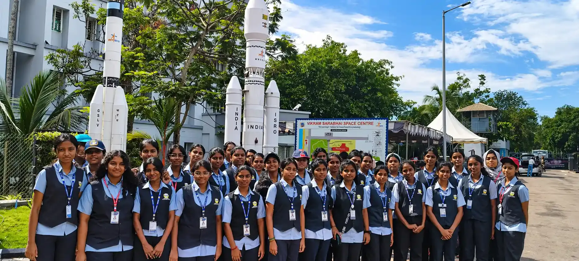 BVM Global students at ISRO rocket launch