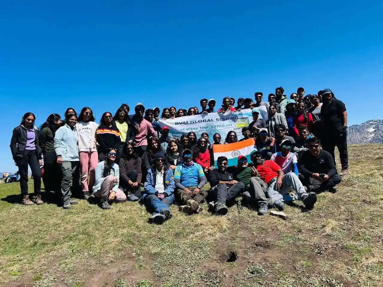 Himalayan Outdoor Leadership Program students trekking